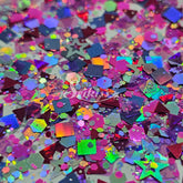 1982 Retro Glitter Mix - Multicolor Shape Glitter